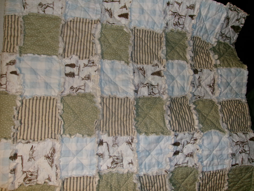 Baby rag quilt