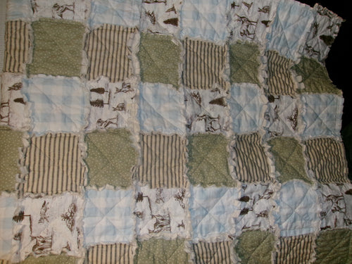 Baby rag quilt