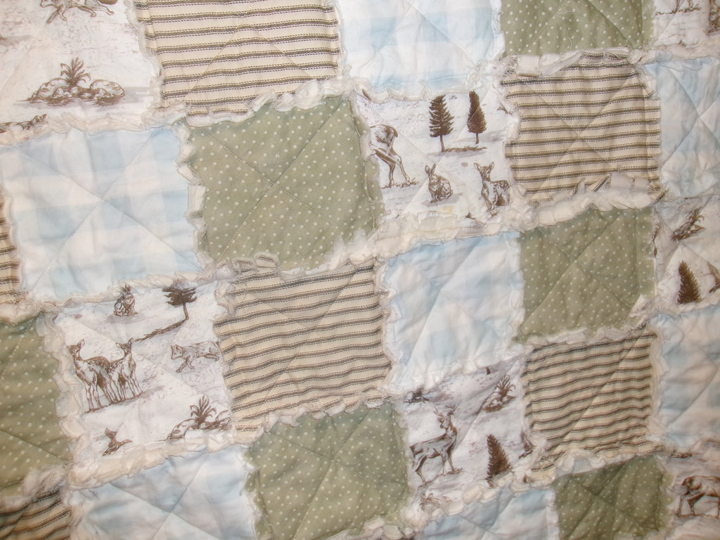 Baby rag quilt