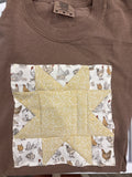 Sunny chicken quilt tee