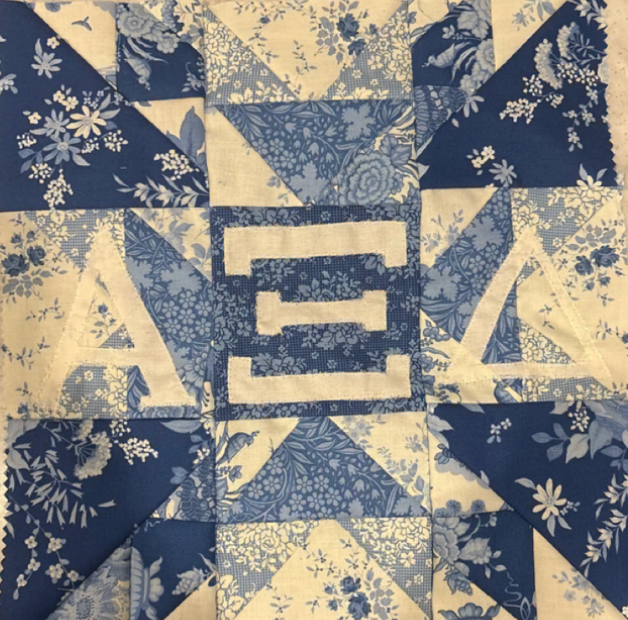 College/ Sorority Framed Quilt Square